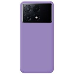 Funda Silicona Líquida Ultra Suave para Xiaomi Poco X6 Pro 5G color Morada 2