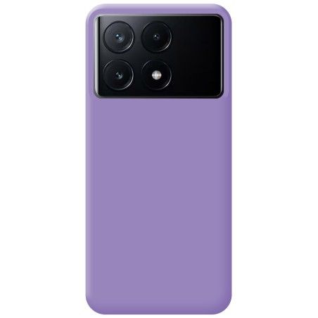 Funda Silicona Líquida Ultra Suave para Xiaomi Poco X6 Pro 5G color Morada