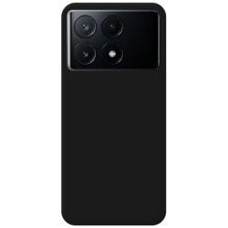Funda Silicona Líquida Ultra Suave para Xiaomi Poco X6 Pro 5G color Negra 2