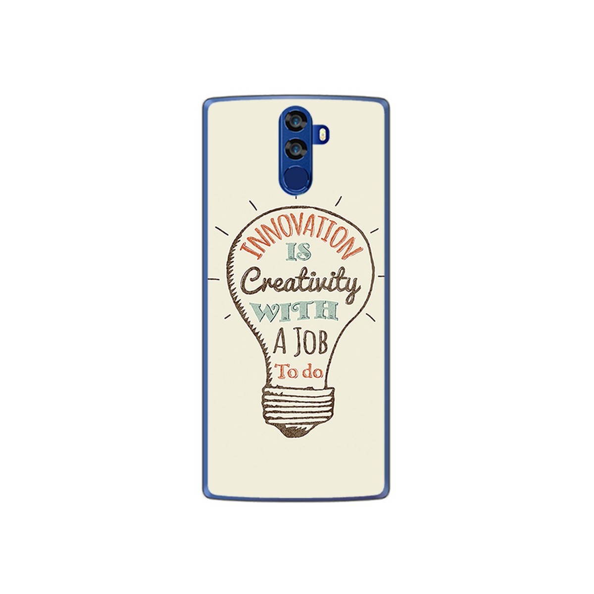 Funda Gel Tpu para Doogee Bl12000 Diseño Creativity Dibujos
