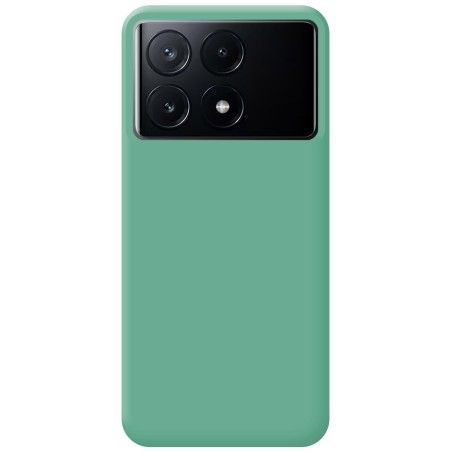 Funda Silicona Líquida Ultra Suave para Xiaomi Poco X6 Pro 5G color Verde