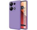 Funda Silicona Líquida Ultra Suave para Xiaomi Redmi Note 13 Pro 4G color Morada