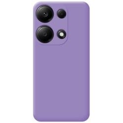 Funda Silicona Líquida Ultra Suave para Xiaomi Redmi Note 13 Pro 4G color Morada 2