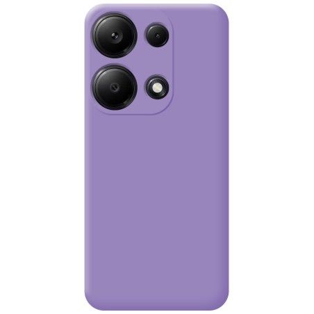 Funda Silicona Líquida Ultra Suave para Xiaomi Redmi Note 13 Pro 4G color Morada