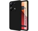 Funda Silicona Líquida Ultra Suave para Xiaomi Redmi Note 13 Pro 4G color Negra