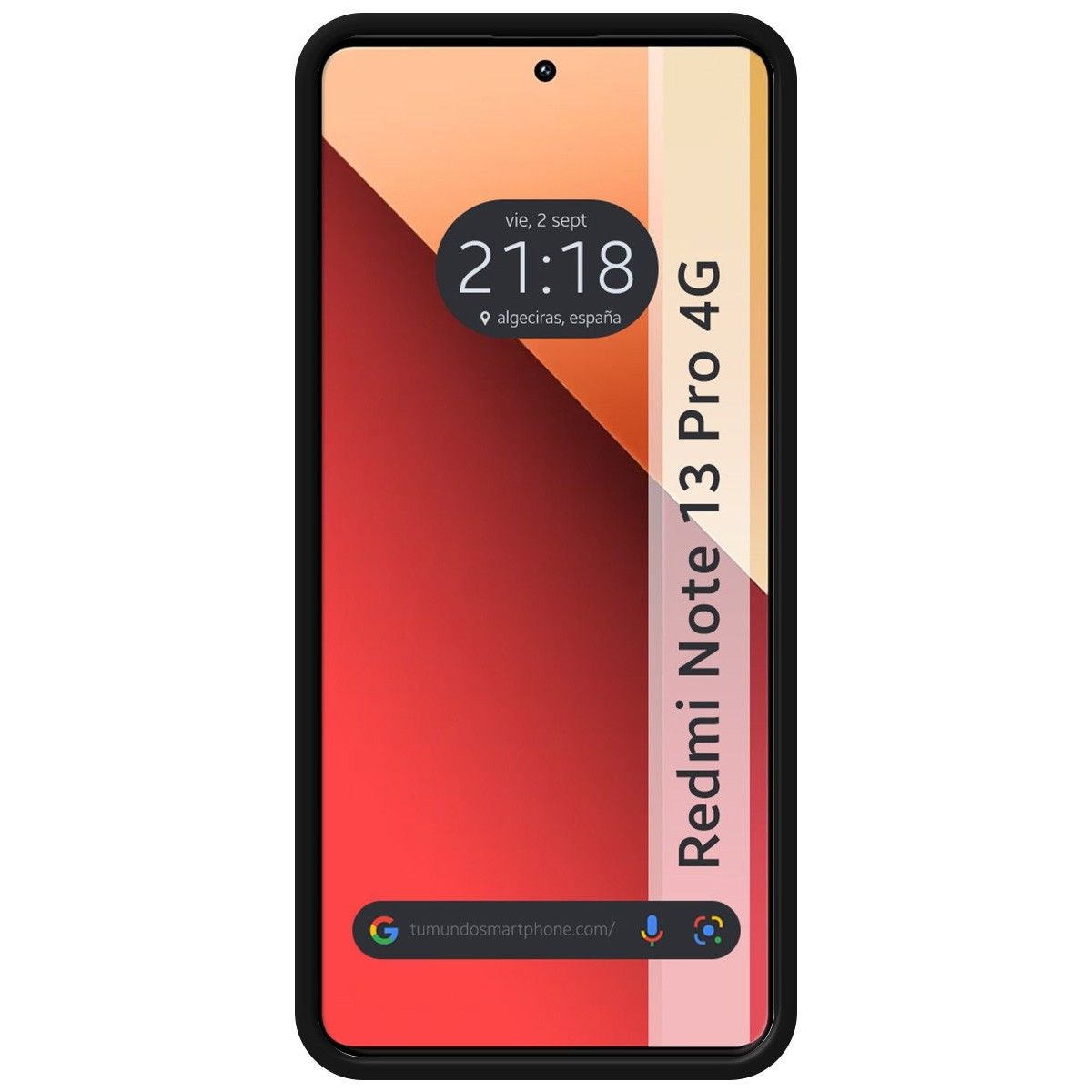 Funda Silicona Líquida Ultra Suave para Xiaomi Redmi Note 13 Pro 4G color Negra
