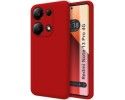Funda Silicona Líquida Ultra Suave para Xiaomi Redmi Note 13 Pro 4G color Roja