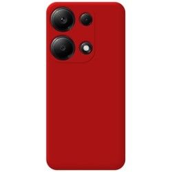 Funda Silicona Líquida Ultra Suave para Xiaomi Redmi Note 13 Pro 4G color Roja 2