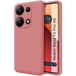 Funda Silicona Líquida Ultra Suave para Xiaomi Redmi Note 13 Pro 4G color Rosa