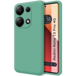 Funda Silicona Líquida Ultra Suave para Xiaomi Redmi Note 13 Pro 4G color Verde