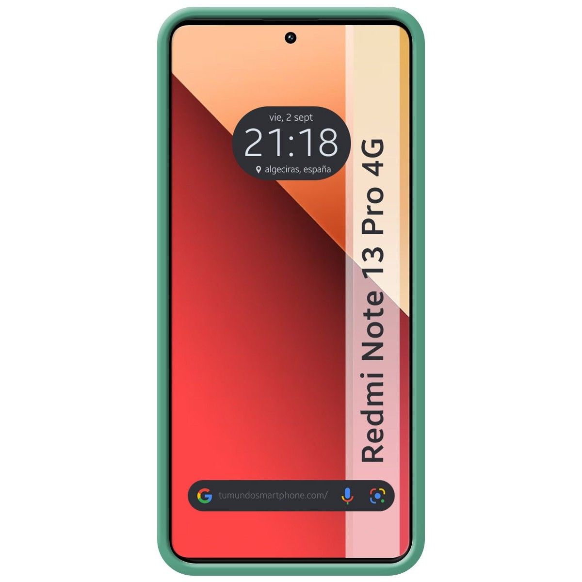 Funda Silicona Líquida Ultra Suave para Xiaomi Redmi Note 13 Pro 4G color Verde