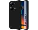 Funda Silicona Líquida Ultra Suave para Xiaomi Poco M6 Pro 4G color Negra