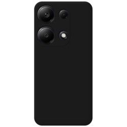 Funda Silicona Líquida Ultra Suave para Xiaomi Poco M6 Pro 4G color Negra 2