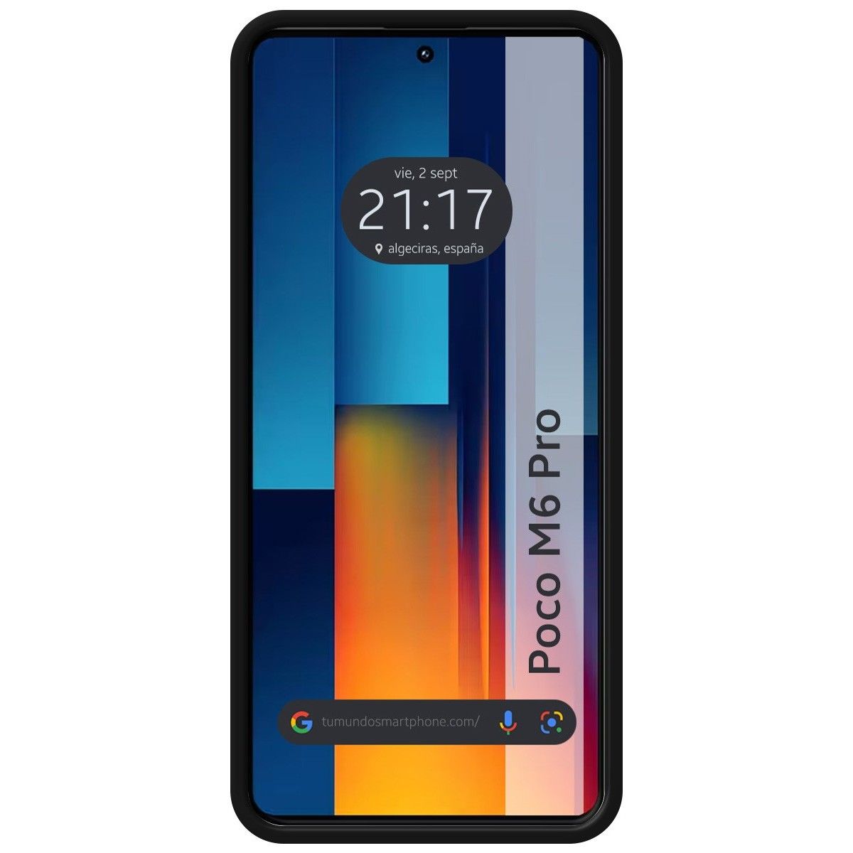 Funda Silicona Líquida Ultra Suave para Xiaomi Poco M6 Pro 4G color Negra