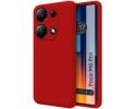Funda Silicona Líquida Ultra Suave para Xiaomi Poco M6 Pro 4G color Roja