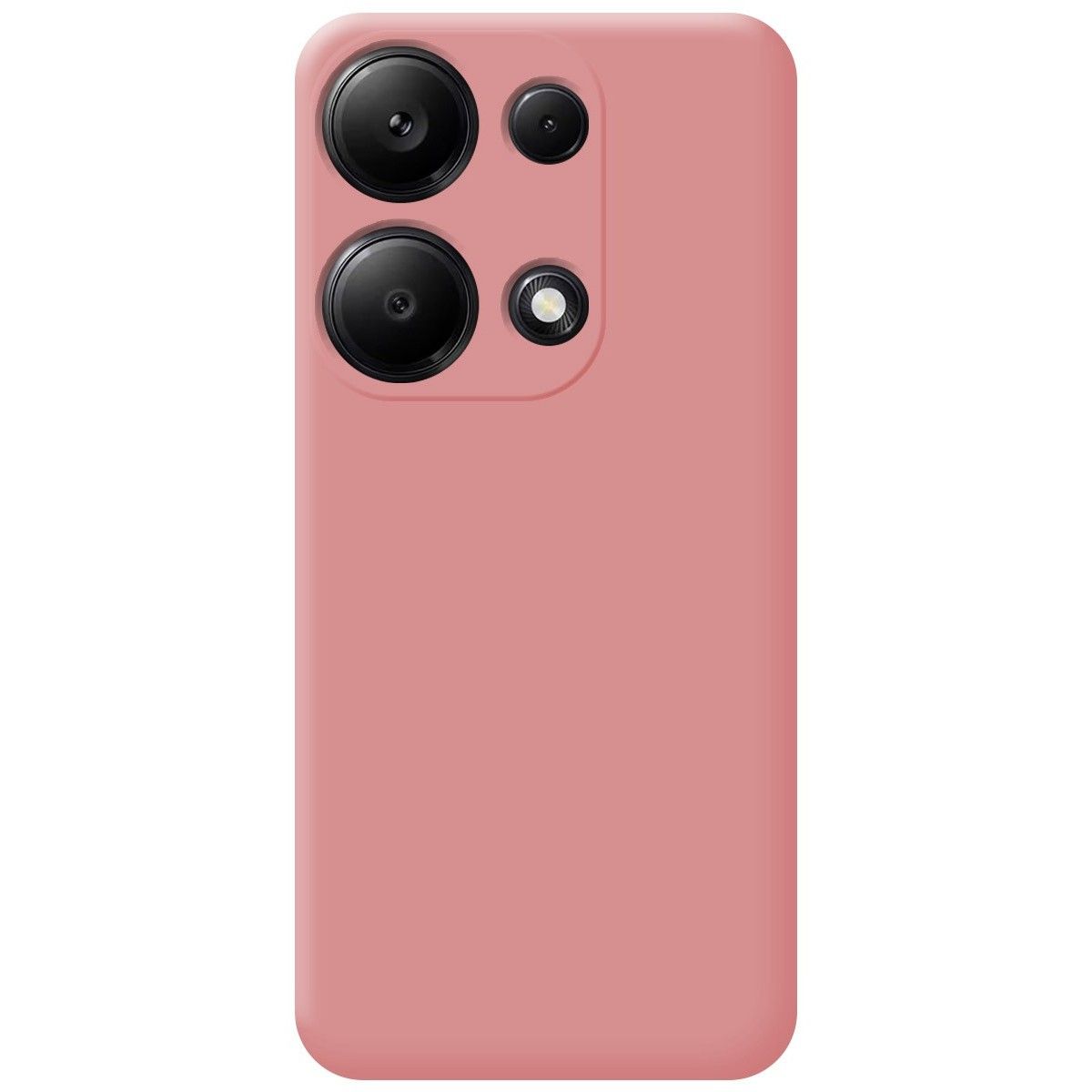 Funda Silicona Líquida Ultra Suave para Xiaomi Poco M6 Pro 4G color Rosa