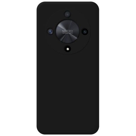 Funda Silicona Líquida Ultra Suave para Huawei Honor Magic 6 Lite 5G color Negra