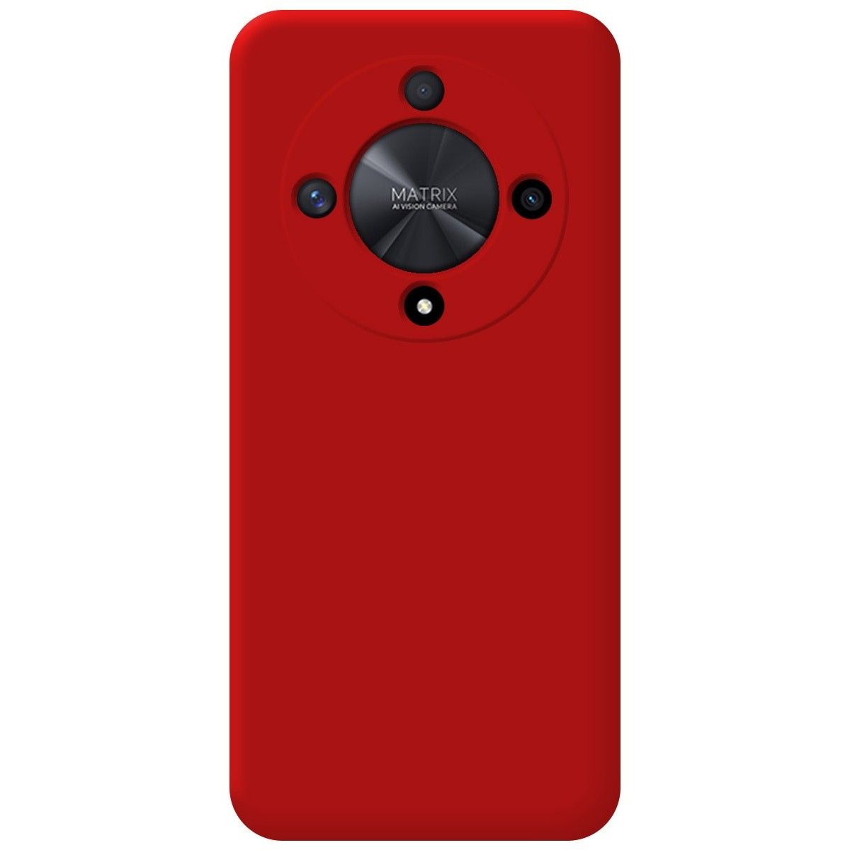 Funda Silicona Líquida Ultra Suave para Huawei Honor Magic 6 Lite 5G color Roja