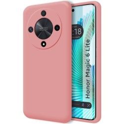 Funda Silicona Líquida Ultra Suave para Huawei Honor Magic 6 Lite 5G color Rosa