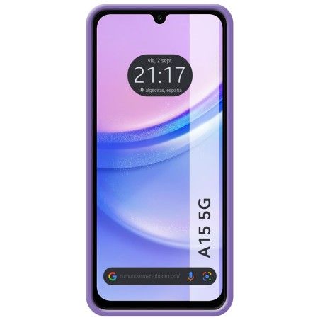 Funda Silicona Líquida Ultra Suave para Samsung Galaxy A15 4G / 5G color Morada