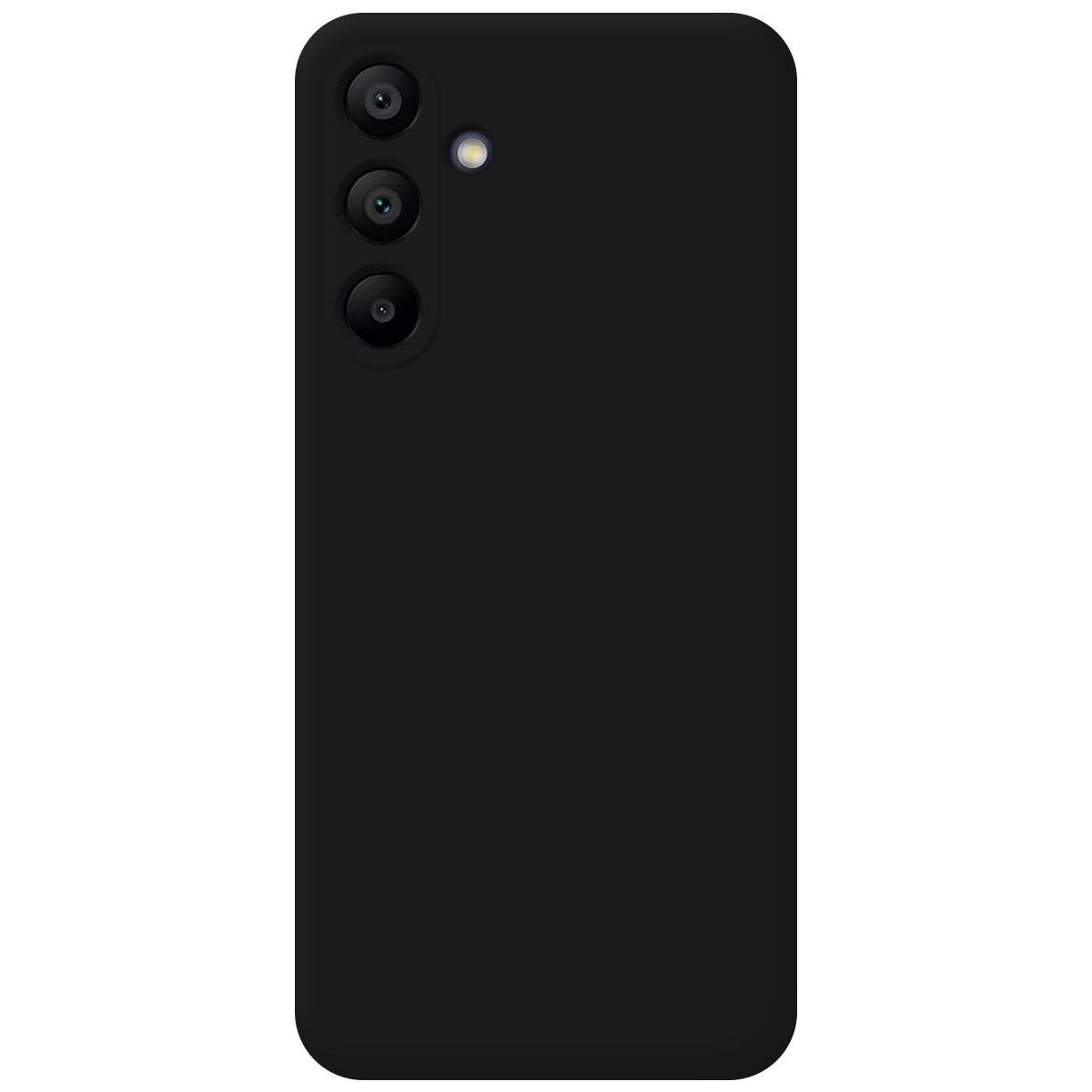 Funda Silicona Líquida Ultra Suave para Samsung Galaxy A15 4G / 5G color Negra