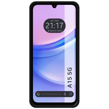 Funda Silicona Líquida Ultra Suave para Samsung Galaxy A15 4G / 5G color Negra