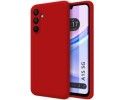 Funda Silicona Líquida Ultra Suave para Samsung Galaxy A15 4G / 5G color Roja