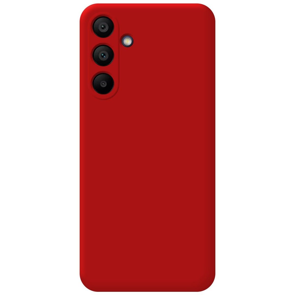 Funda Silicona Líquida Ultra Suave para Samsung Galaxy A15 4G / 5G color Roja