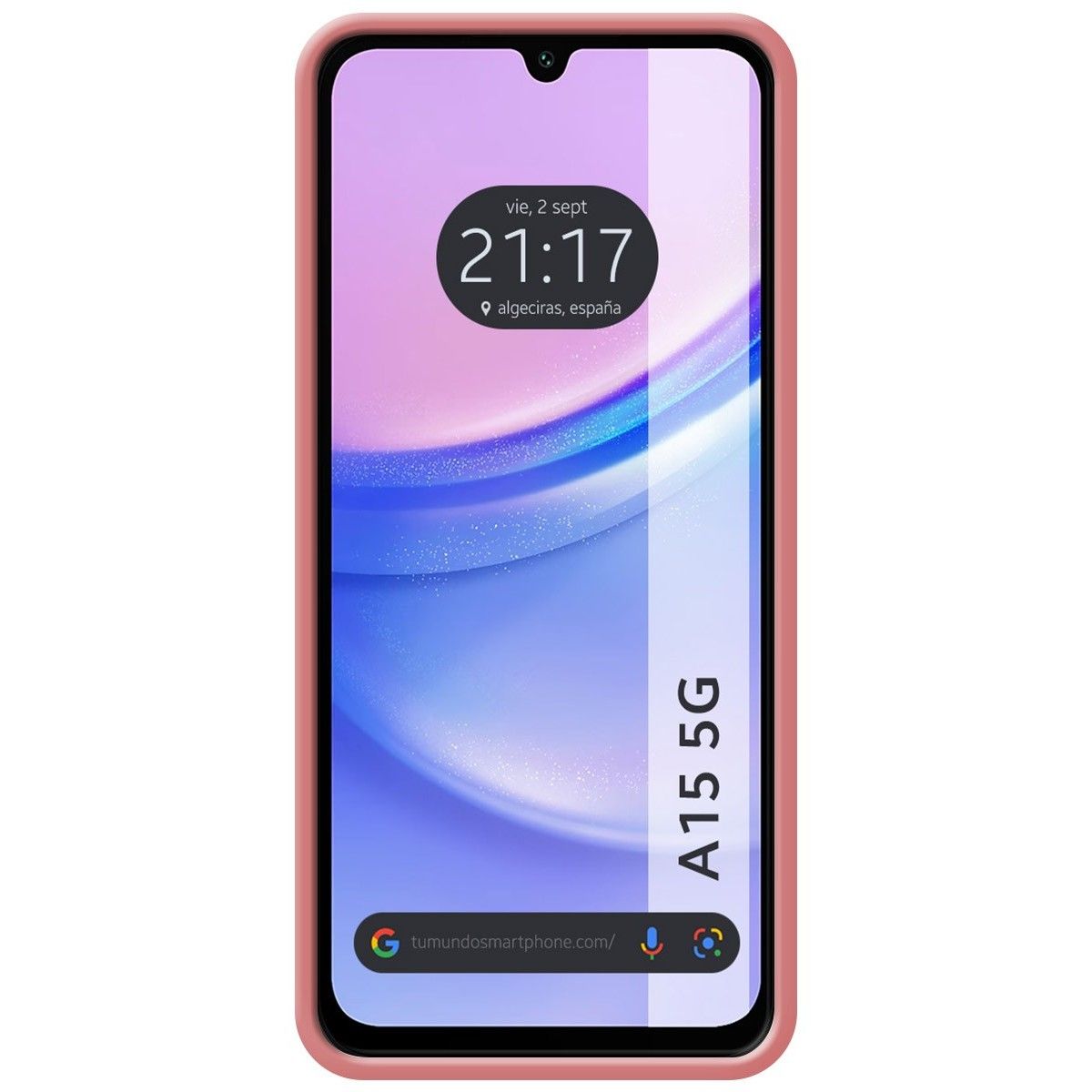 Funda Silicona Líquida Ultra Suave para Samsung Galaxy A15 4G / 5G color Rosa