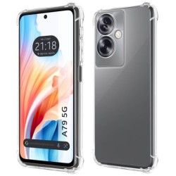 Funda Silicona Antigolpes Transparente para Oppo A79 5G