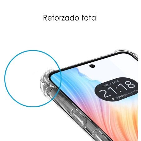 Funda Silicona Antigolpes Transparente para Oppo A79 5G