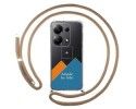 Personaliza tu Funda Colgante Transparente para Xiaomi Redmi Note 13 Pro 4G con Cordon Camel Dibujo Personalizada