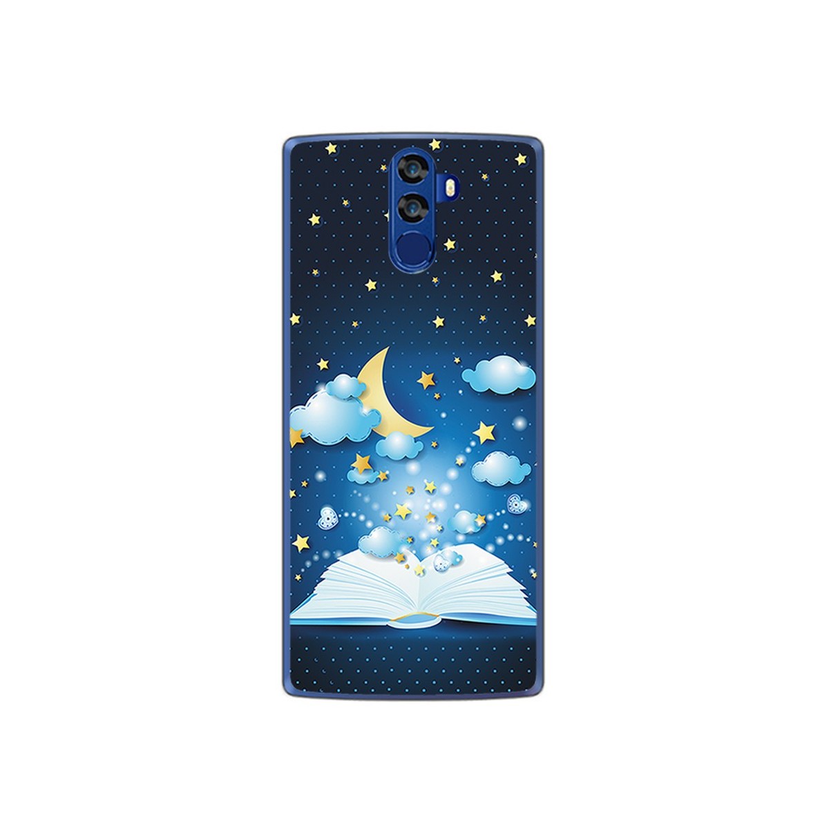 Funda Gel Tpu para Doogee Bl12000 Diseño Libro Cuentos Dibujos