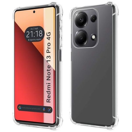 Funda Silicona Antigolpes Transparente para Xiaomi Redmi Note 13 Pro 4G