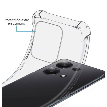 Funda Silicona Antigolpes Transparente para Xiaomi Redmi Note 13 Pro 4G