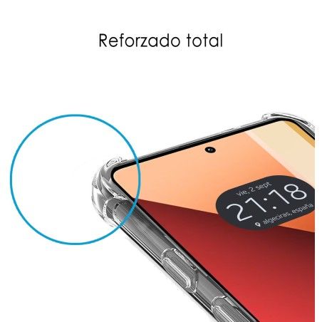 Funda Silicona Antigolpes Transparente para Xiaomi Redmi Note 13 Pro 4G