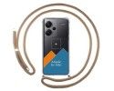 Personaliza tu Funda Colgante Transparente para Xiaomi Redmi Note 13 Pro+ Plus 5G con Cordon Camel Dibujo Personalizada