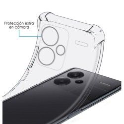 Funda Silicona Antigolpes Transparente para Xiaomi Redmi Note 13 Pro+ Plus 5G 2