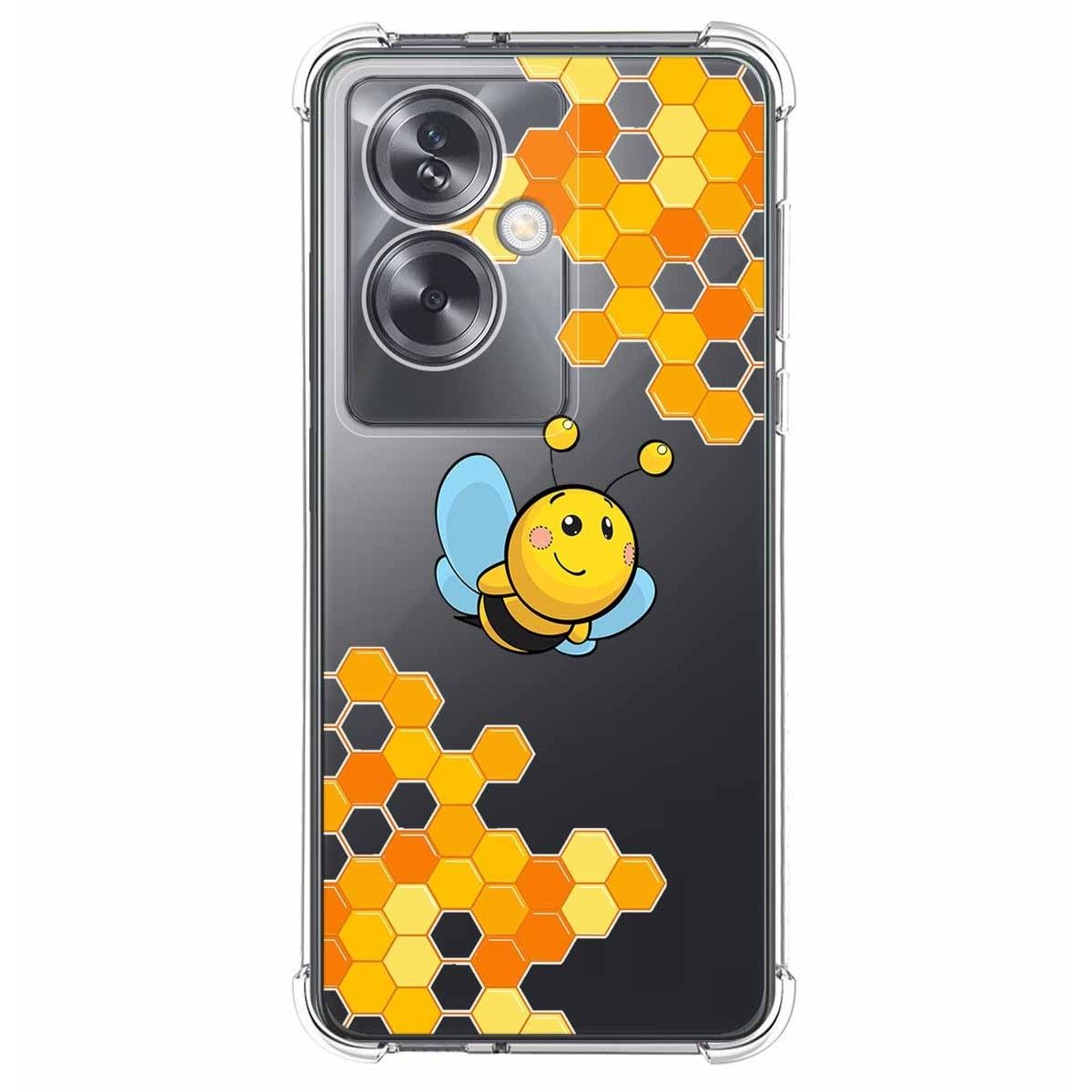 Funda Silicona Antigolpes para Oppo A79 5G diseño Abeja Dibujos