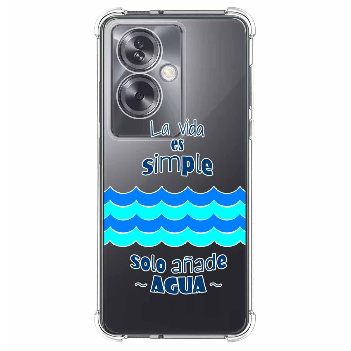 Funda Silicona Antigolpes para Oppo A79 5G diseño Agua Dibujos