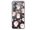 Funda Silicona Antigolpes para Oppo A79 5G diseño Cerdos Dibujos