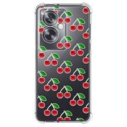 Funda Silicona Antigolpes para Oppo A79 5G diseño Cerezas Dibujos