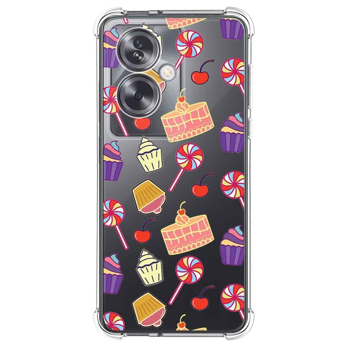 Funda Silicona Antigolpes para Oppo A79 5G diseño Dulces 01 Dibujos
