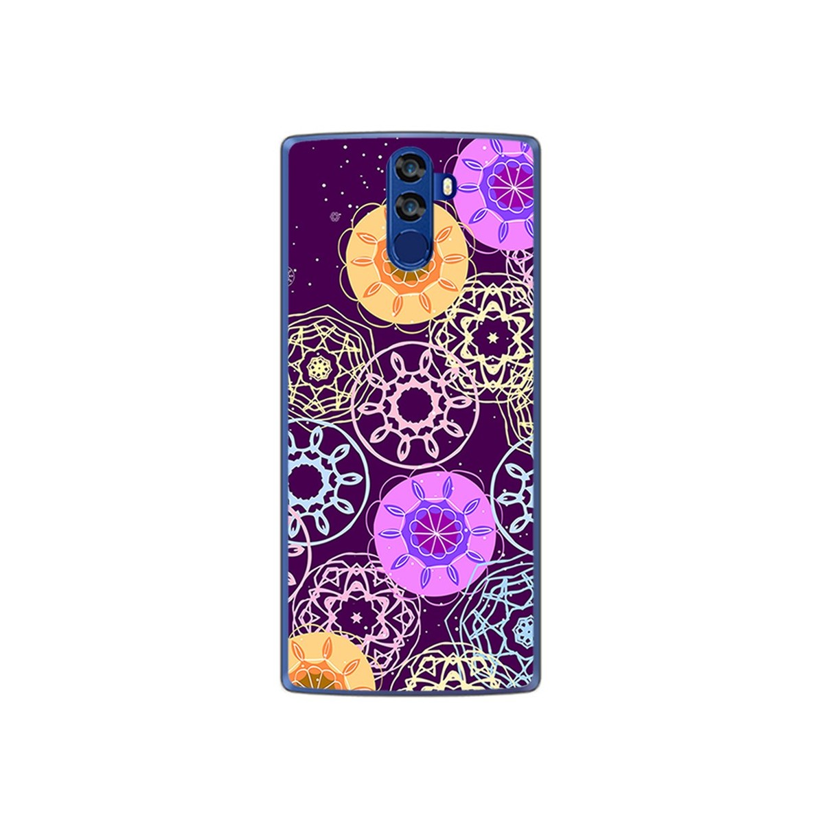 Funda Gel Tpu para Doogee Bl12000 Diseño Radial Dibujos