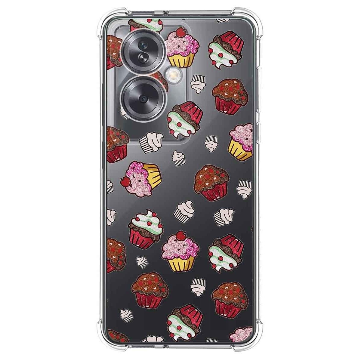 Funda Silicona Antigolpes para Oppo A79 5G diseño Muffins Dibujos