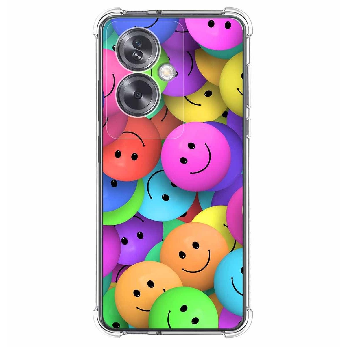 Funda Silicona Antigolpes para Oppo A79 5G diseño Smile Dibujos