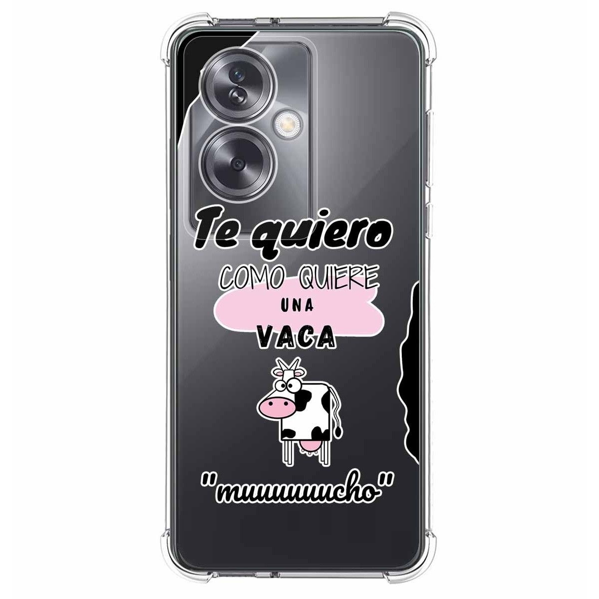 Funda Silicona Antigolpes para Oppo A79 5G diseño Vaca Dibujos