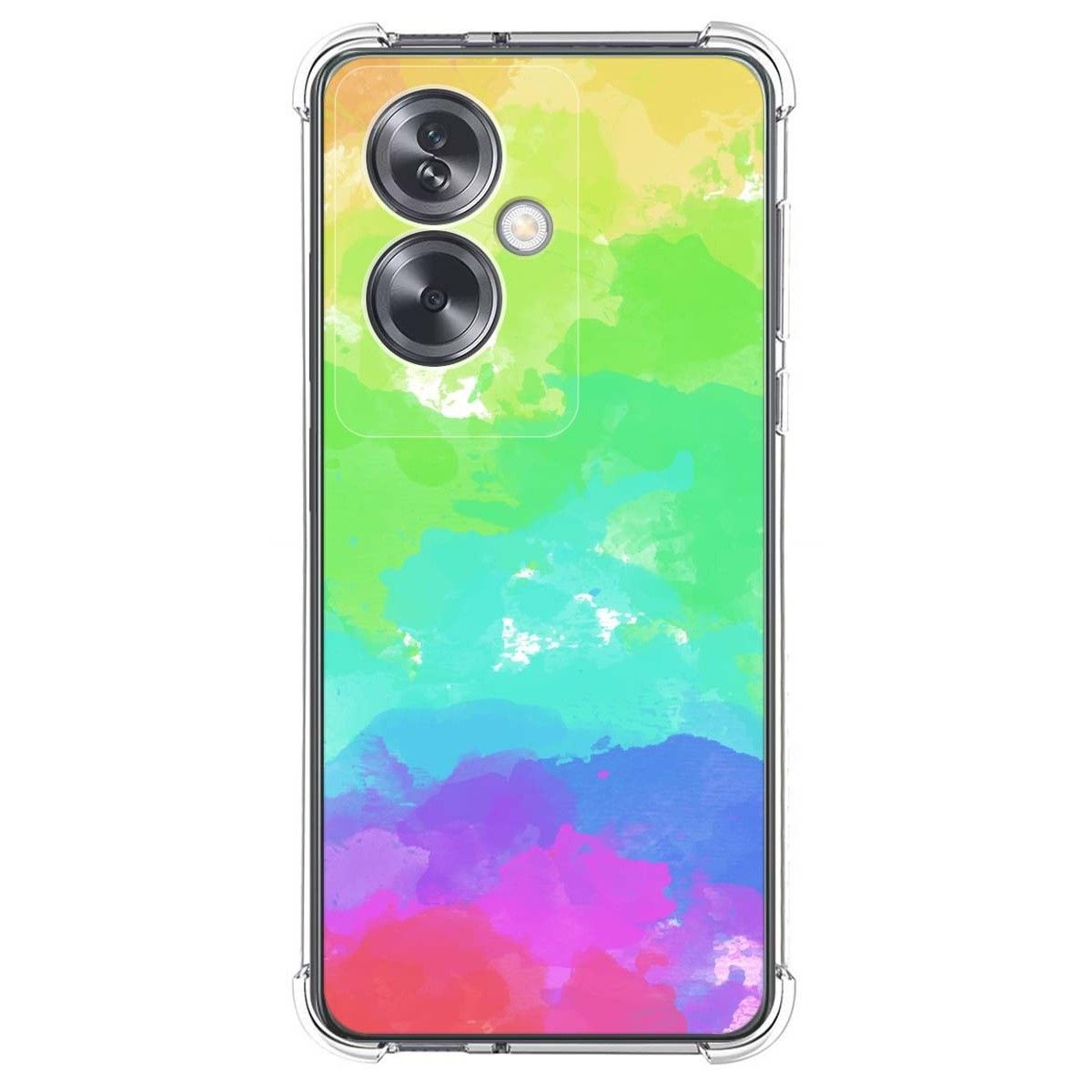 Funda Silicona Antigolpes para Oppo A79 5G diseño Acuarela 03 Dibujos