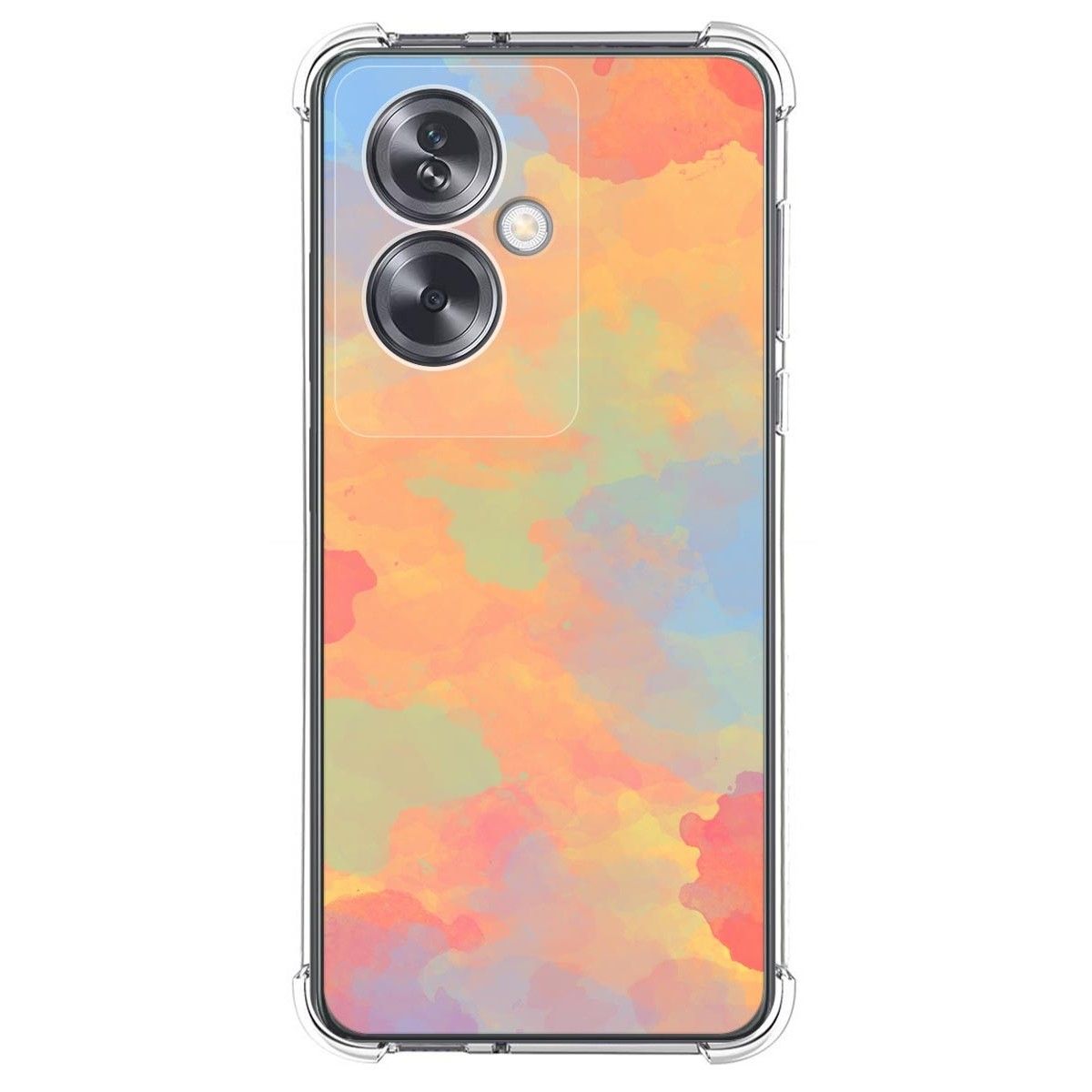 Funda Silicona Antigolpes para Oppo A79 5G diseño Acuarela 08 Dibujos