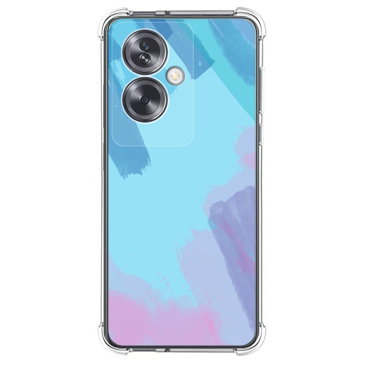 Funda Silicona Antigolpes para Oppo A79 5G diseño Acuarela 10 Dibujos